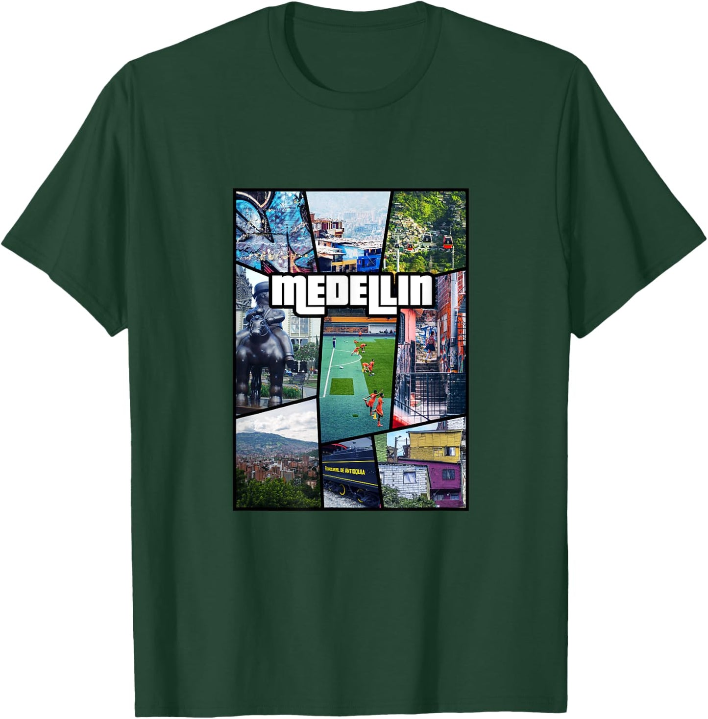 Colombia Antioquia Medellin City - South America T-Shirt - T-Shirt | Forest