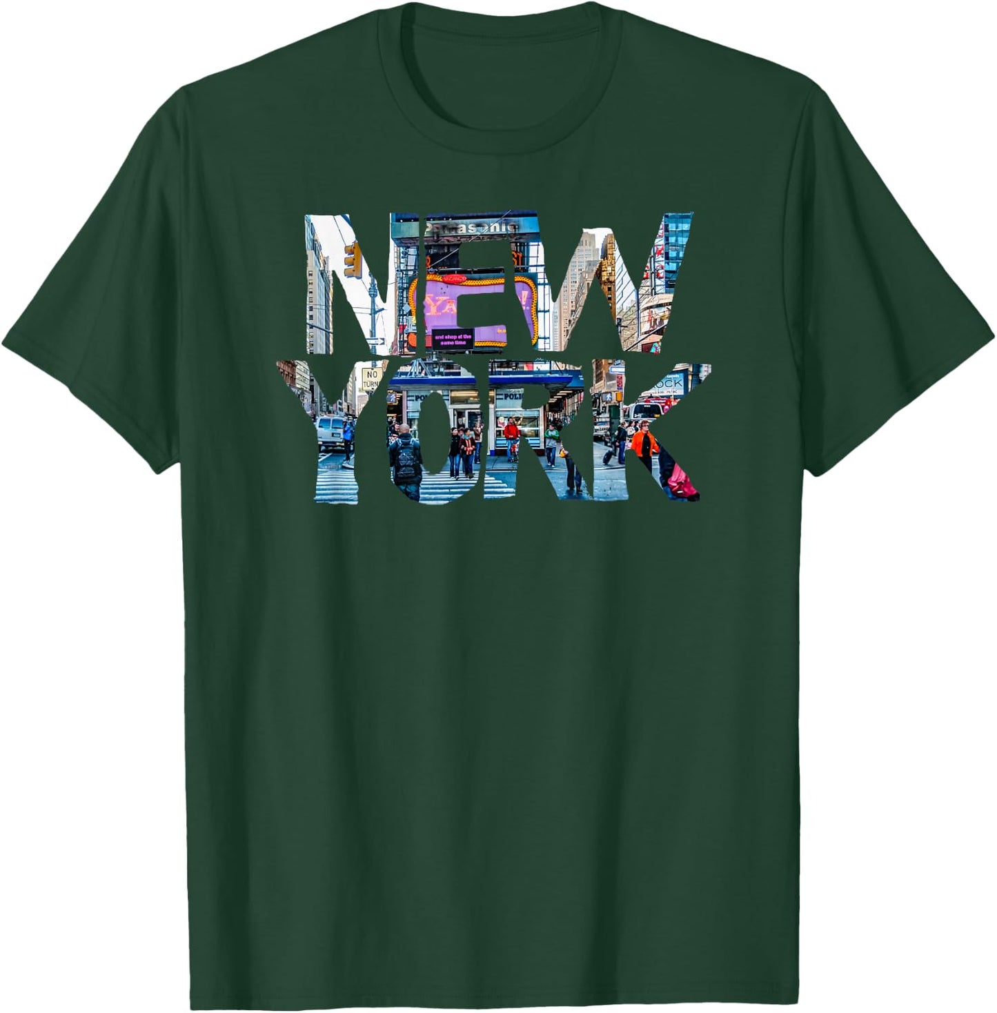New York Tourist NYC USA I Love NY Hip Hop Gift Women Men T-Shirt - T-Shirt | Forest