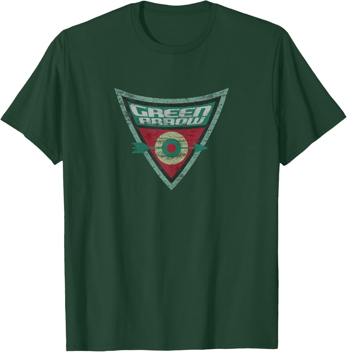 Batman: The Brave and the Bold Green Arrow Shield T-Shirt - T-Shirt | Forest