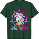 Unicorn Hail Satan Death Metal Rainbow shirt Rave Men Women T-Shirt - T-Shirt | Forest
