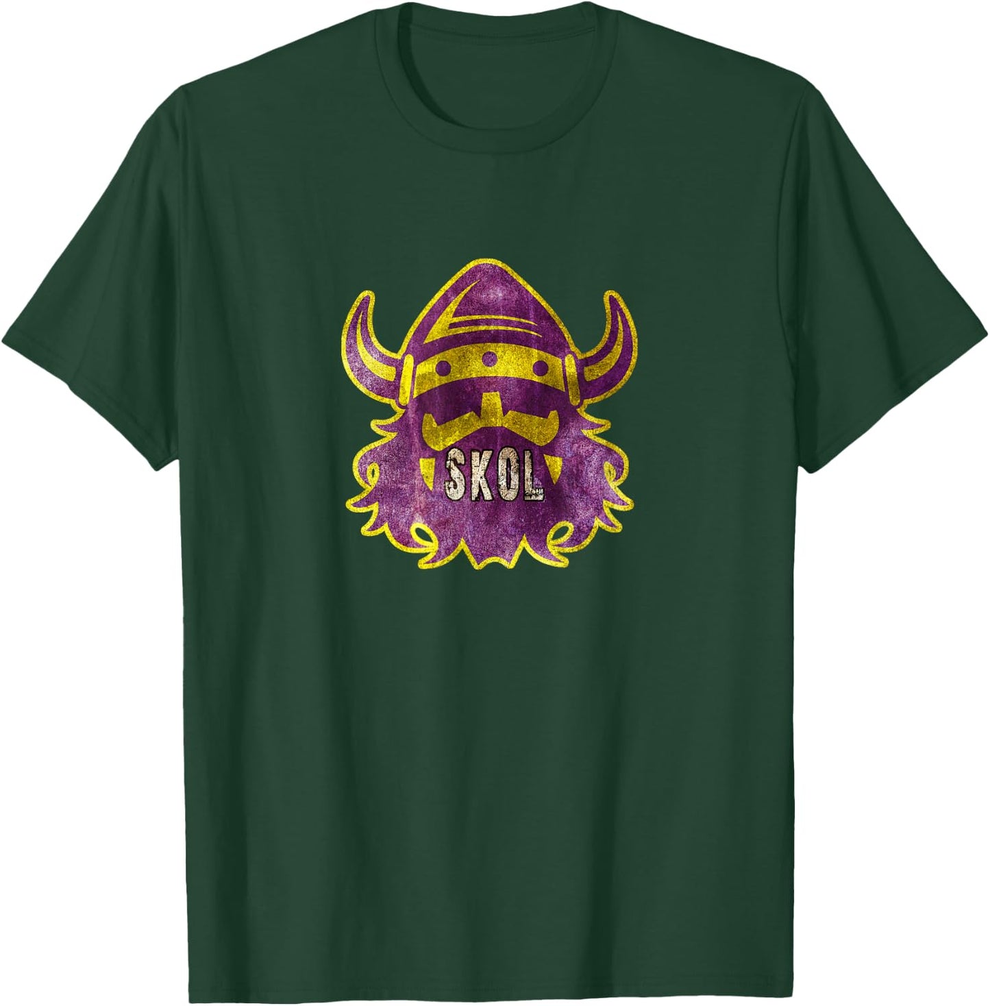 The Norse Skol Vikings & Nordic Scandinavian Warrior T-Shirt - T-Shirt | Forest