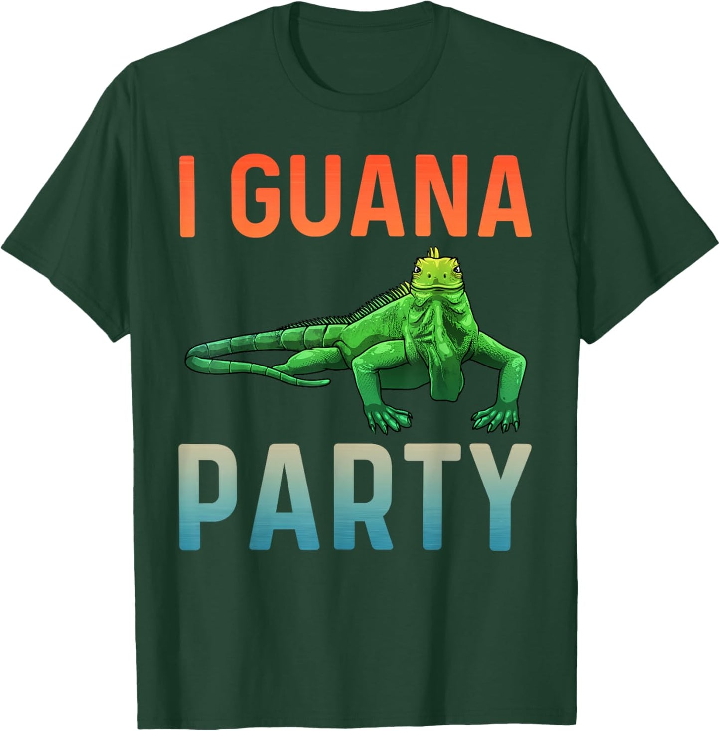 Cool Iguana Design Women Kids Reptile Iguana Lover T-Shirt - T-Shirt | Forest