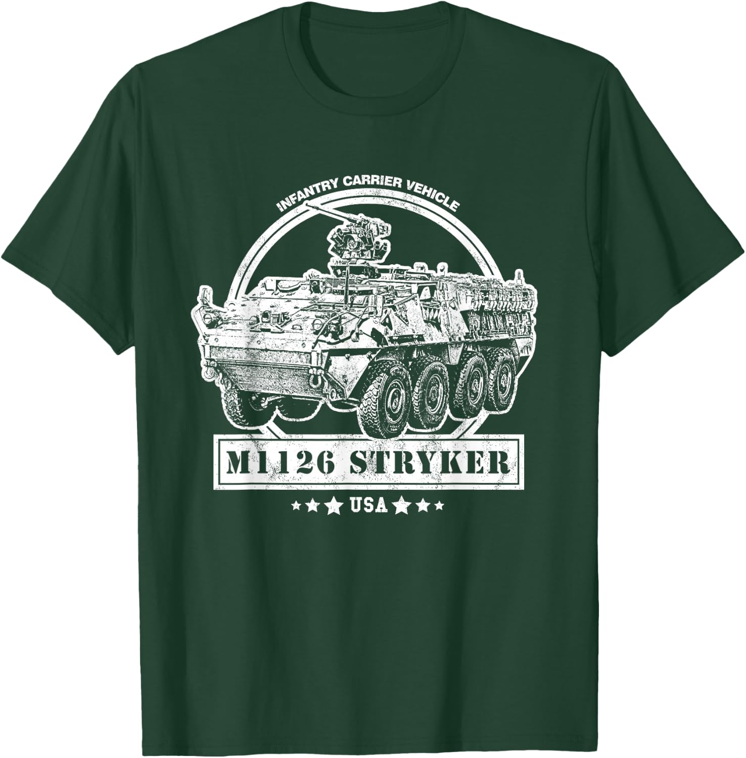 M1126 Stryker ICV T-Shirt - T-Shirt | Forest
