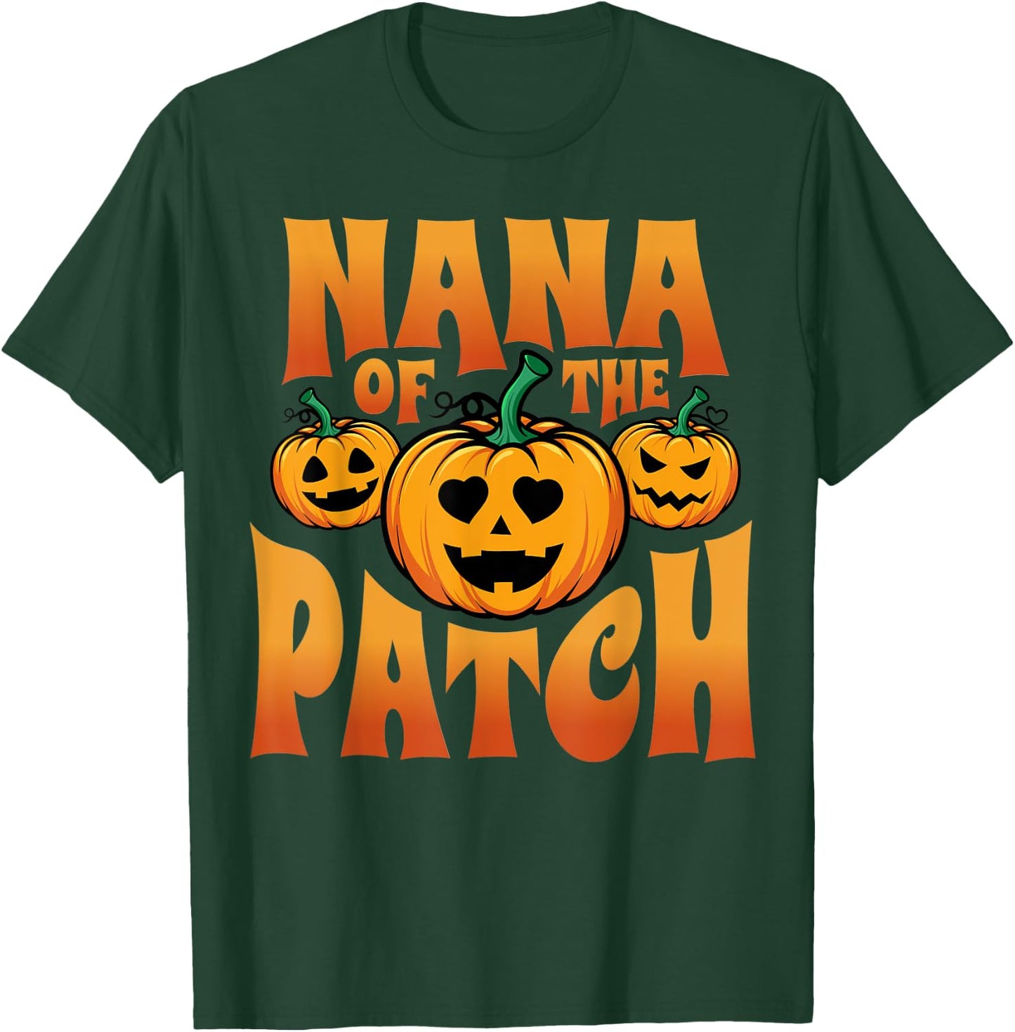 Nana Of The Patch Happy Halloween Shirts Girls T-Shirt - T-Shirt | Forest