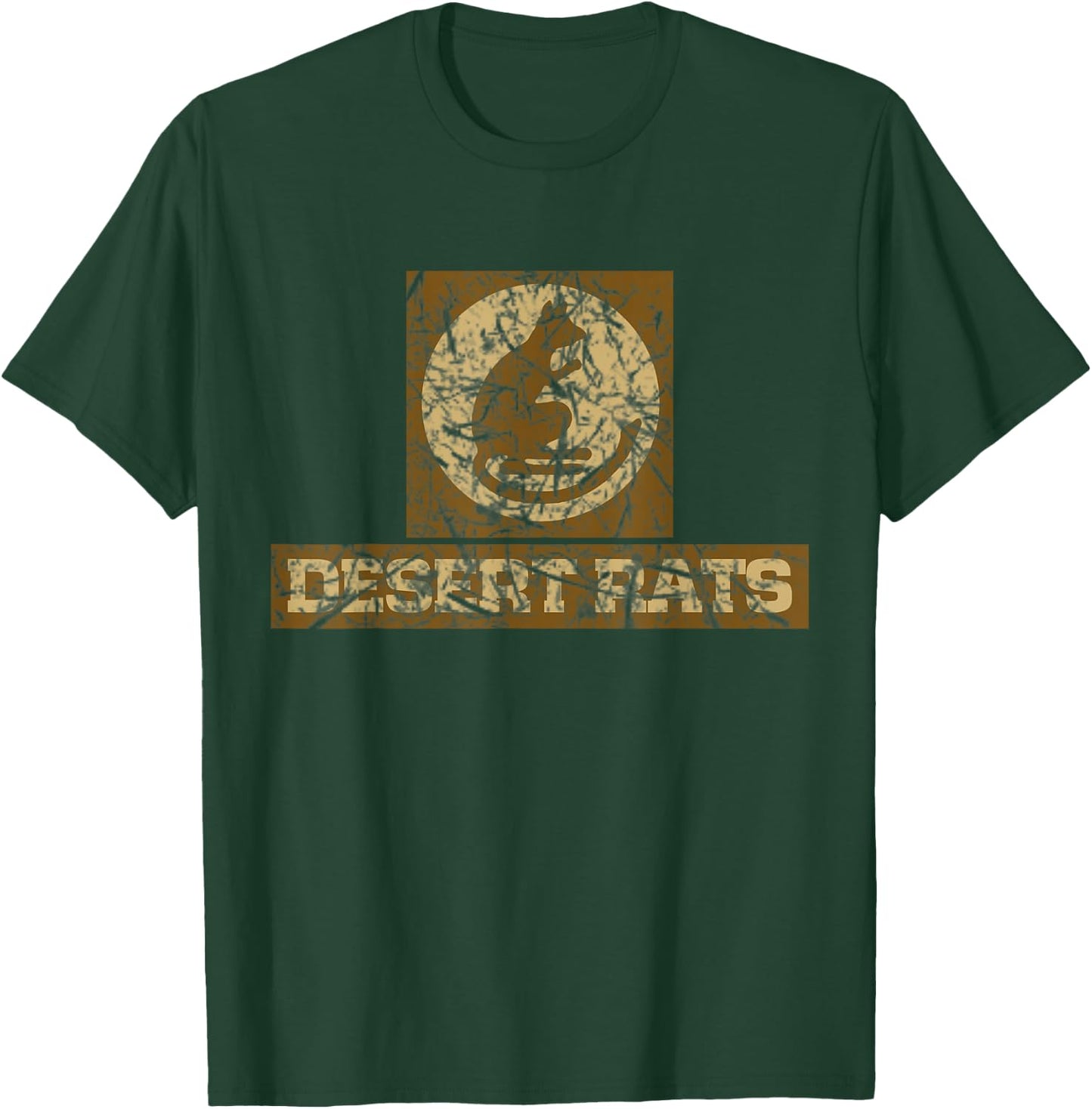 Desert Rats British Army 7th Division weathered T-Shirt - T-Shirt | Forest