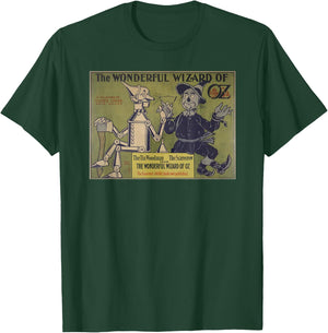 Vintage Scarecrow Tin-Man Shirt Art-The Wizard of OZ T-Shirt - T-Shirt | Forest
