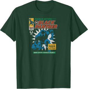 Black Panther - Comic Cover T-Shirt - T-Shirt | Forest