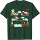 Santa vs Krampus Pixel Art 8-Bit Ugly Christmas Gaming T-Shirt - T-Shirt | Forest