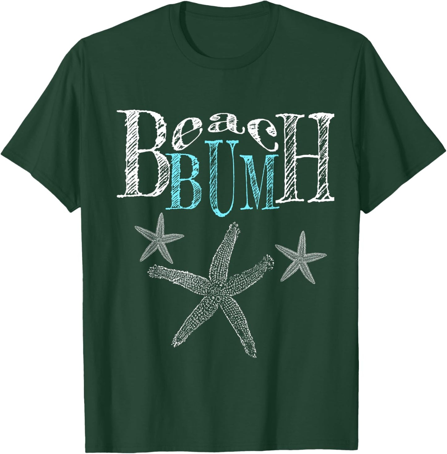 Funny Beach Bum Beachy Vacation Clothes Beachwear T-Shirt - T-Shirt | Forest