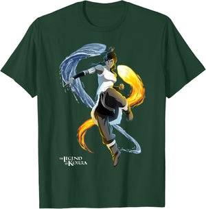 Nickelodeon The Legend of Korra Action Stance T-Shirt - T-Shirt | Forest