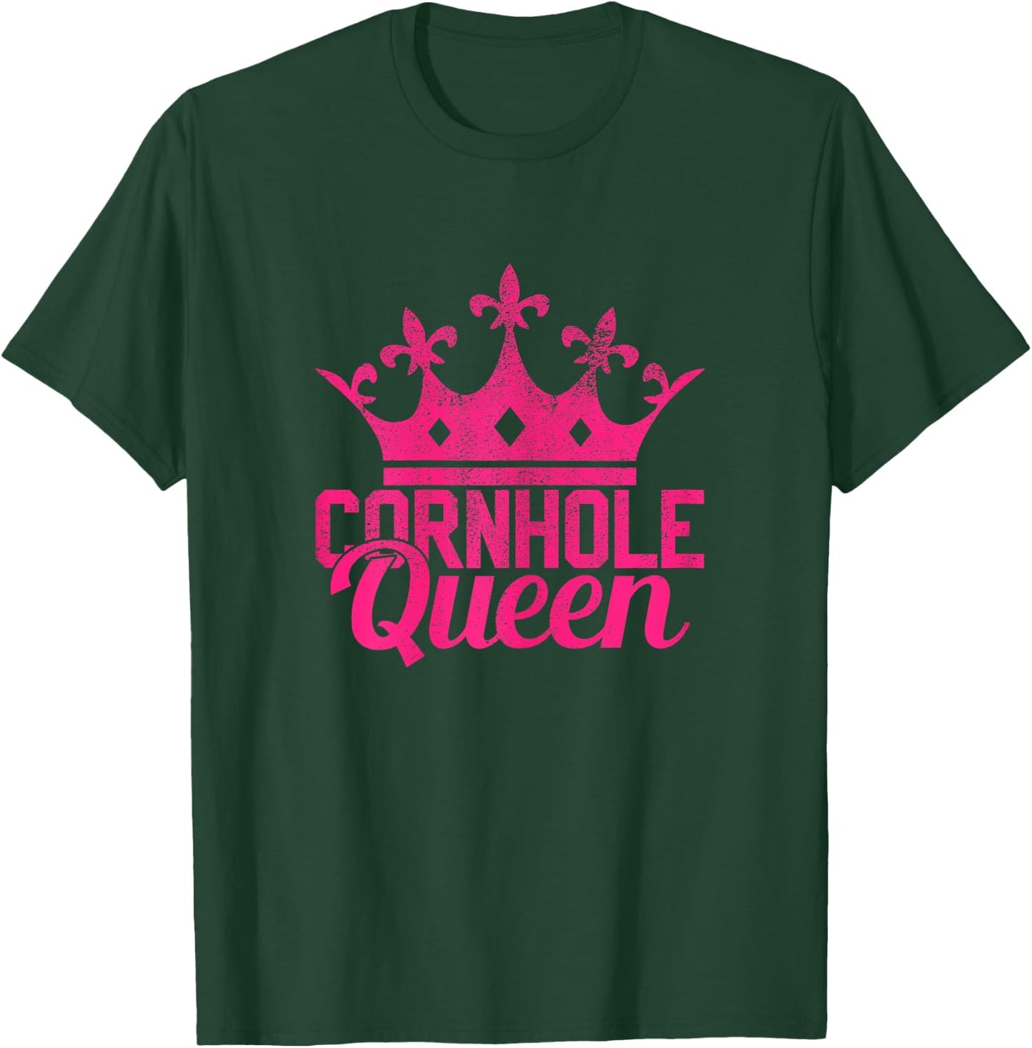 Cornhole Queen Corn Hole Funny T-Shirt - T-Shirt | Forest