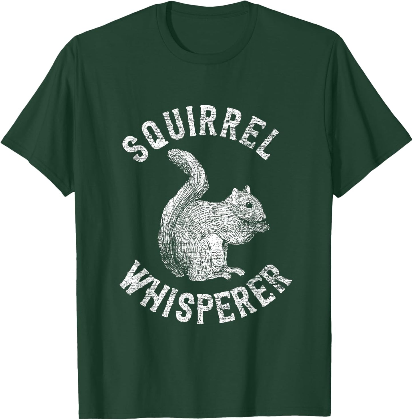 Vintage Squirrel Lover Squirrel Whisperer T-Shirt - T-Shirt | Forest