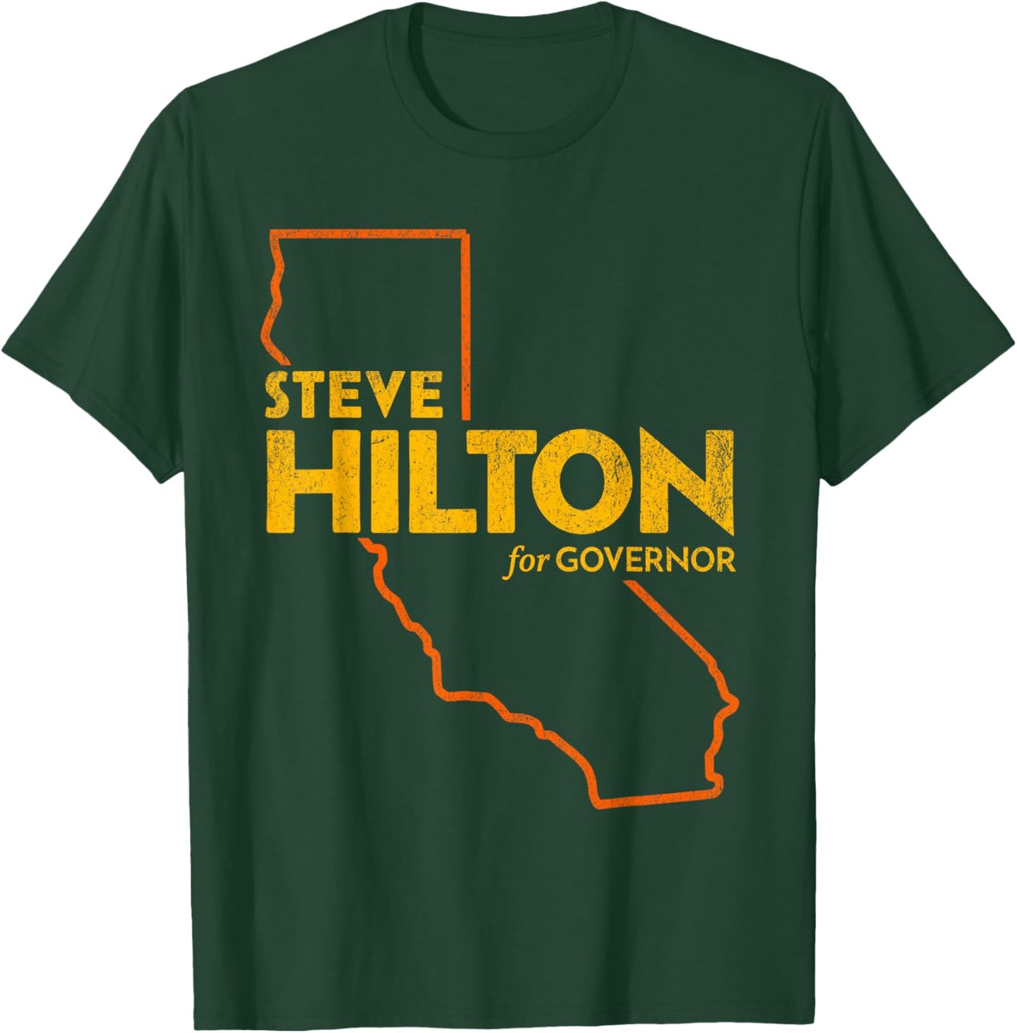 Steve Hilton for California Governor 2026 T-Shirt - T-Shirt | Forest