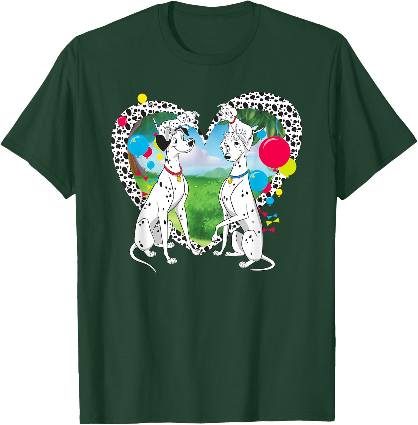 101 Dalmatians - Pongo and Perdita T-Shirt - T-Shirt | Forest