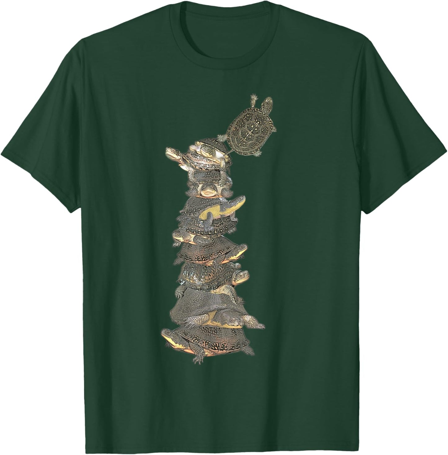 Turtles Climbing T Shirt - by Behrbones T-Shirt - T-Shirt | Forest