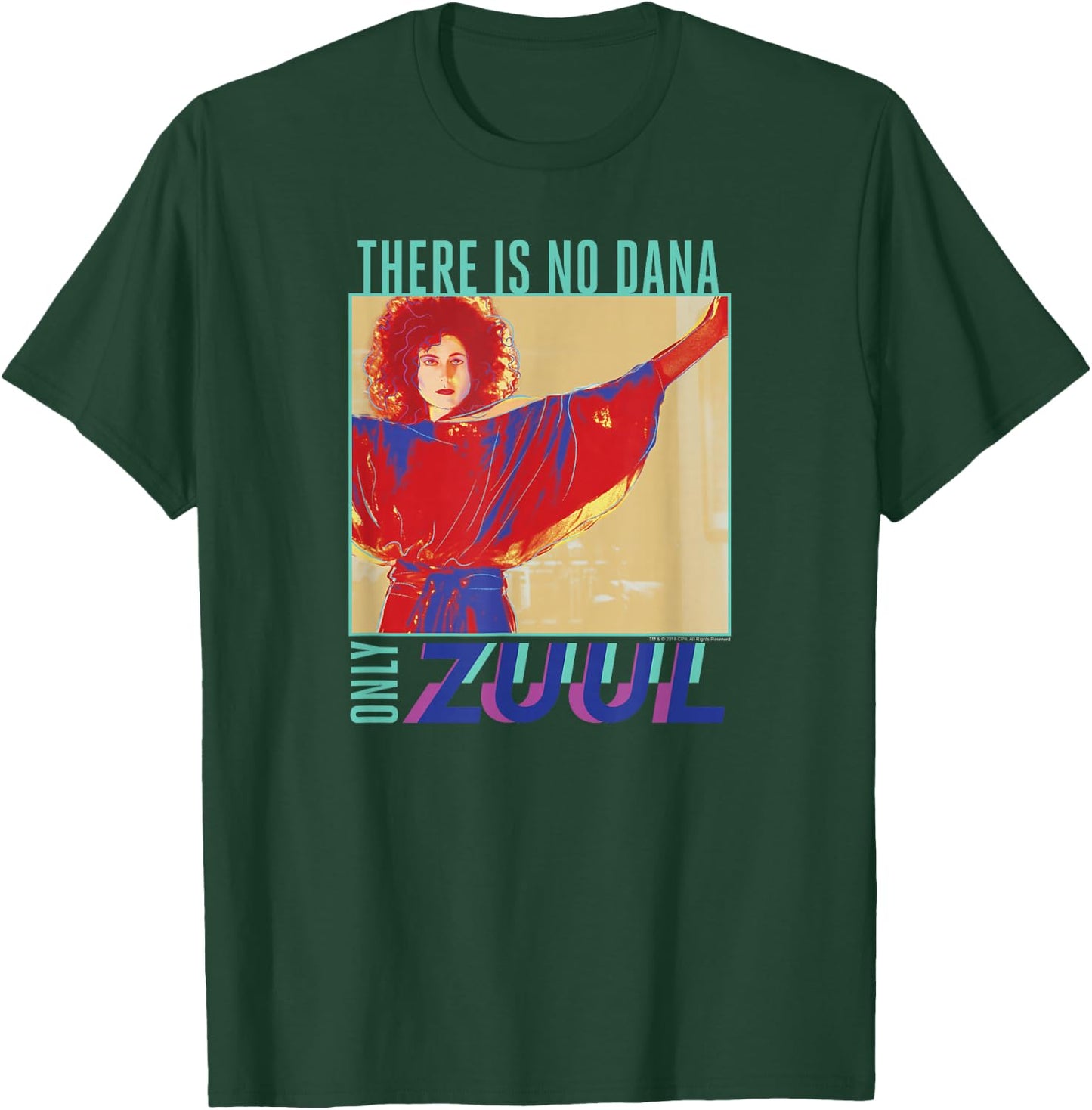 Ghostbusters Pop Art There is No Dana Only Zuul Retro Movie T-Shirt - T-Shirt | Forest