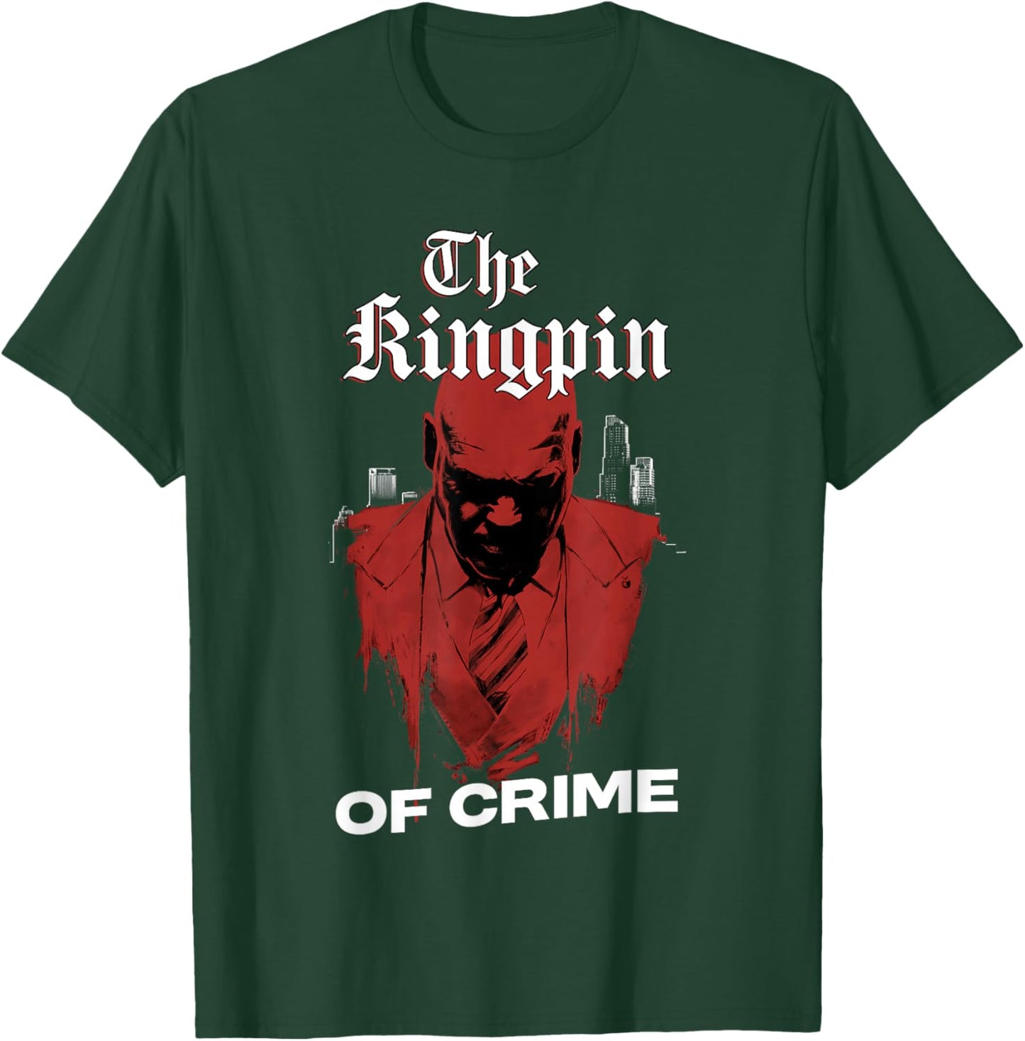 Marvel Daredevil: Born Again Kingpin of Crime Red Portrait T-Shirt - T-Shirt | Forest