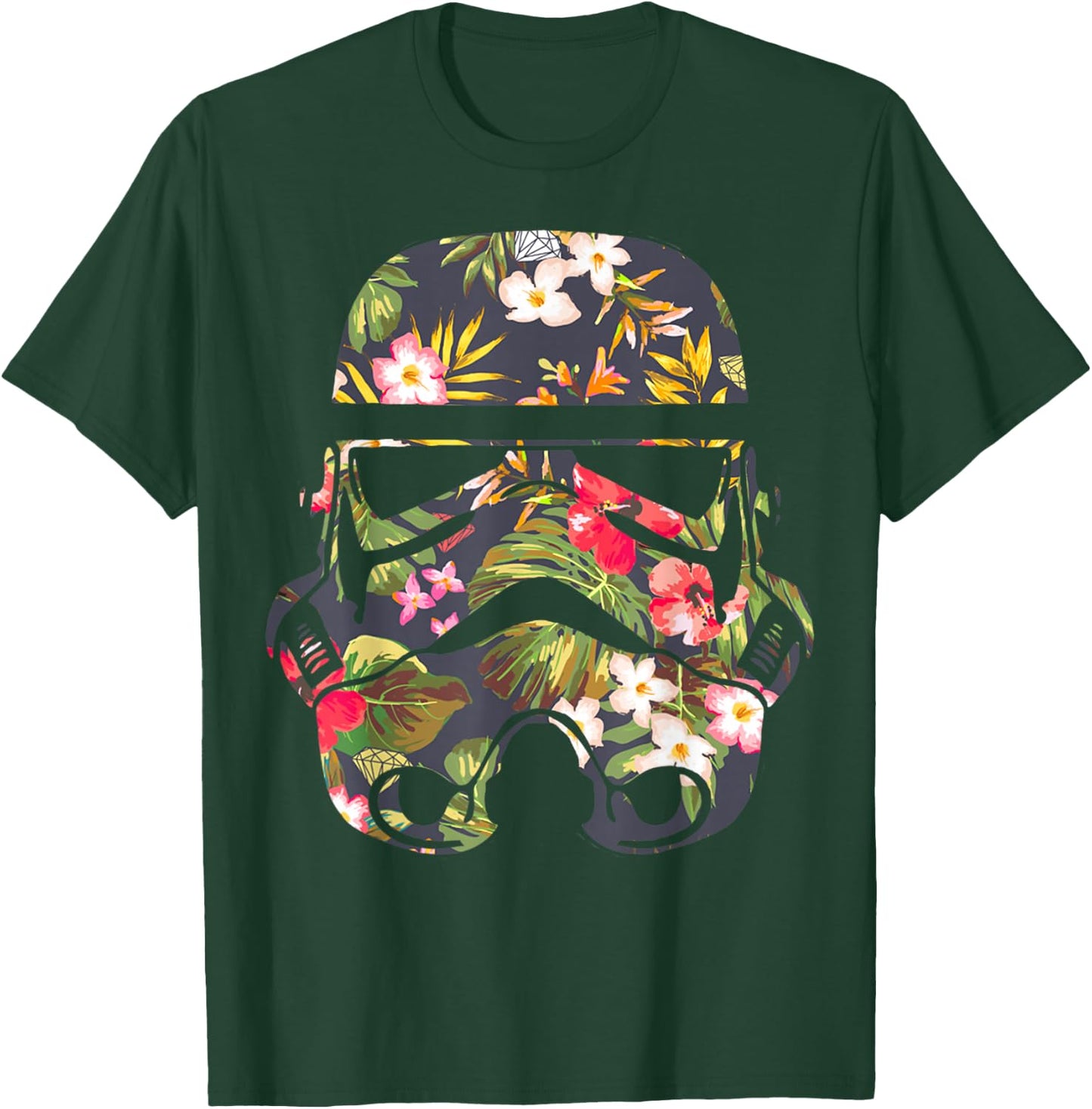 Star Wars Tropical Stormtrooper Floral Print Disney+ T-Shirt - T-Shirt | Forest