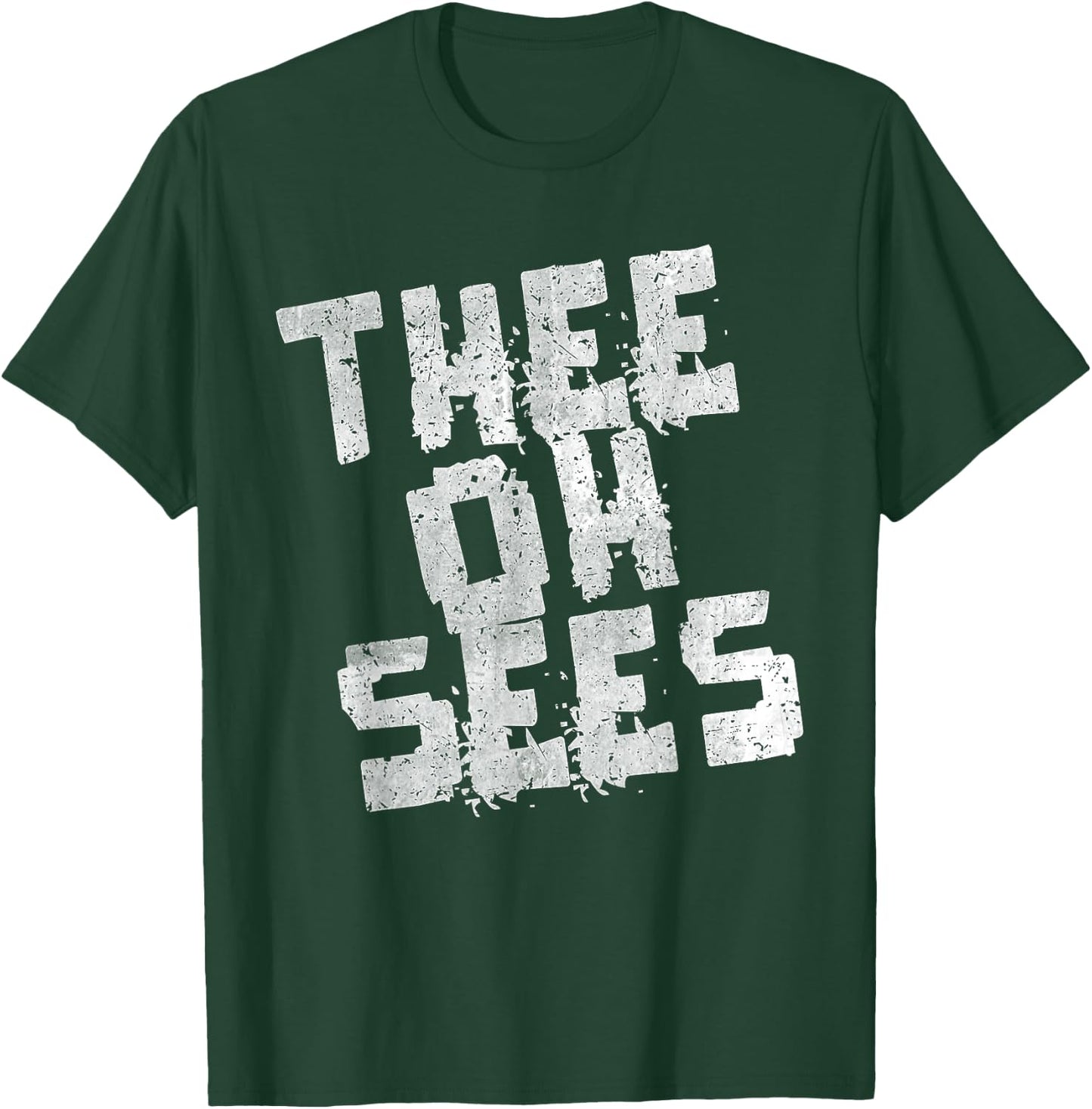 The TOS Typography Shirt Men and Women T-Shirt - T-Shirt | Forest