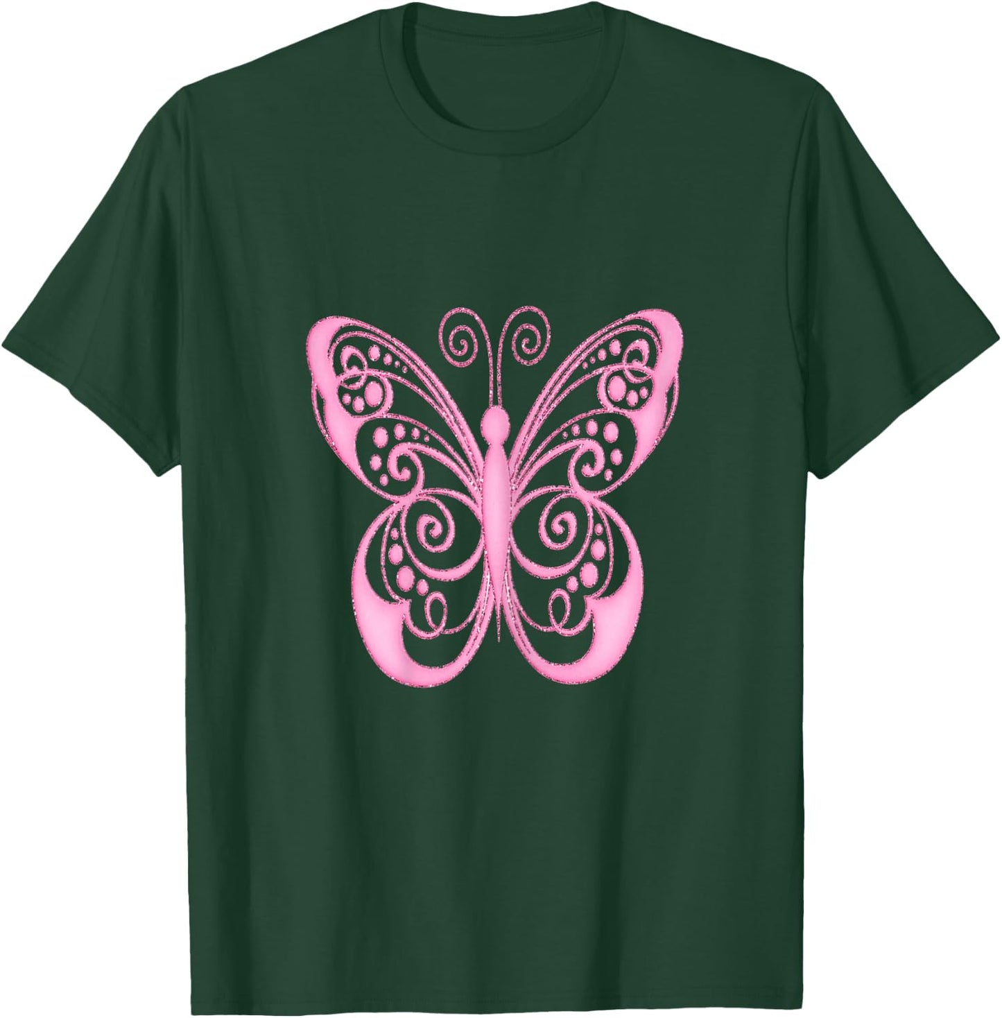 Pretty Pink Butterfly T-Shirt - T-Shirt | Forest