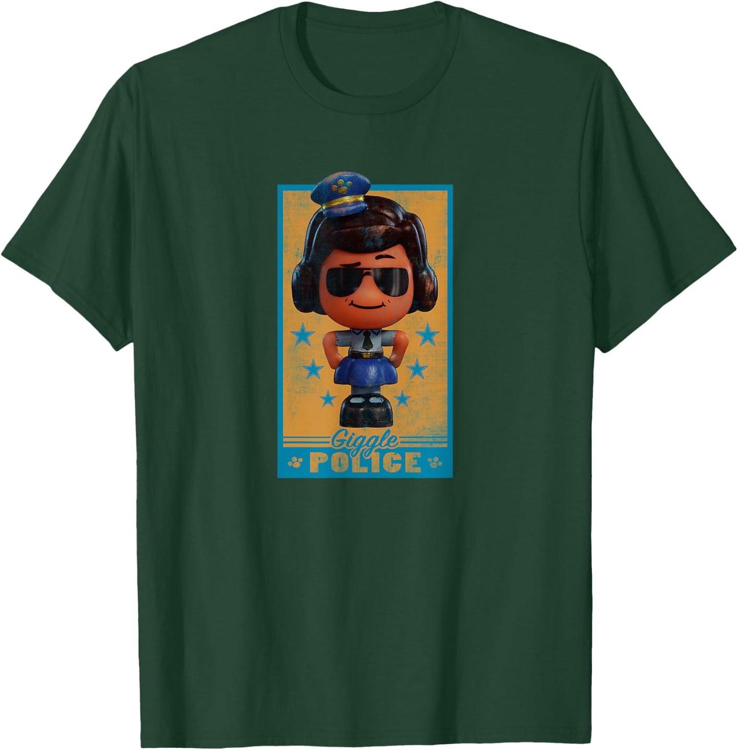 Disney Pixar Toy Story 4 Giggle Police T-Shirt - T-Shirt | Forest