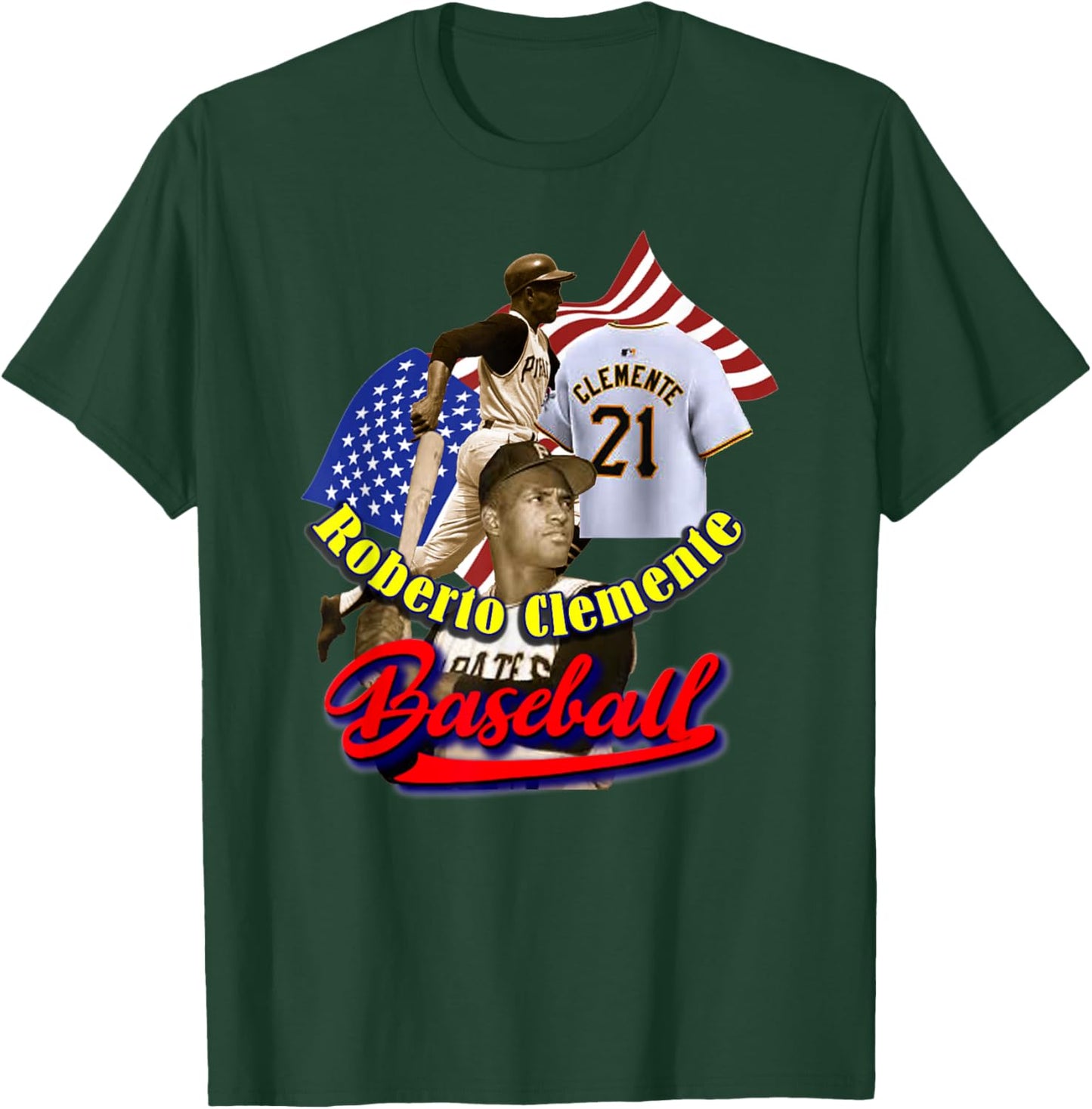 Roberto Clemente_002 T-Shirt - T-Shirt | Forest