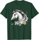 Horse Riding; Horse Portrait; Equestrian & Western Horseback T-Shirt - T-Shirt | Forest