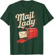 Mail Lady Post Office Postal Worker Postman Mailman T-Shirt - T-Shirt | Forest