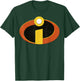 Disney Pixar The Incredibles Distressed Super Emblem T-Shirt - T-Shirt | Forest