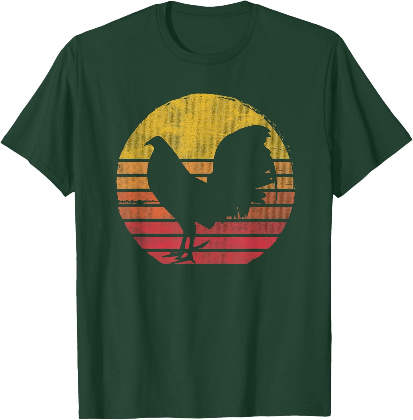 Vintage Cock Fight T Shirt Rooster Shirt T-Shirt - T-Shirt | Forest