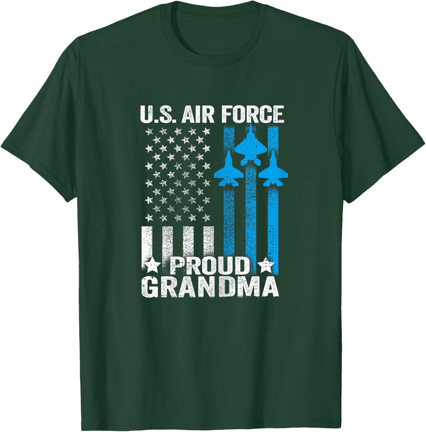Proud Grandma US Air Force T Shirt - USAF Shirt T-Shirt - T-Shirt | Forest