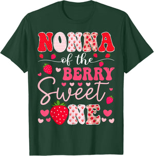 Nonna Of The Berry Sweet One Strawberry 1St Birthday T-Shirt - T-Shirt | Forest