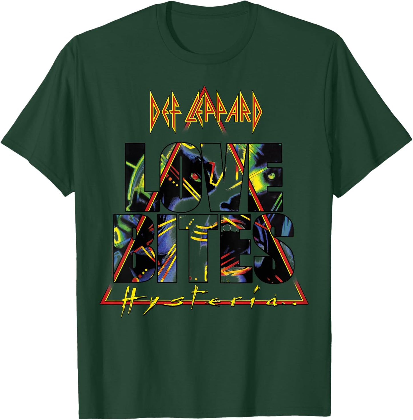 Def Leppard - Love Bites Hysteria T-Shirt - T-Shirt | Forest