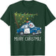 Merry Christmas Police Car Xmas Tree Police Officers Boys T-Shirt - T-Shirt | Forest