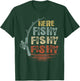 Vintage Here-Fishy Shirt Funny Fishing T-Shirt - T-Shirt | Forest