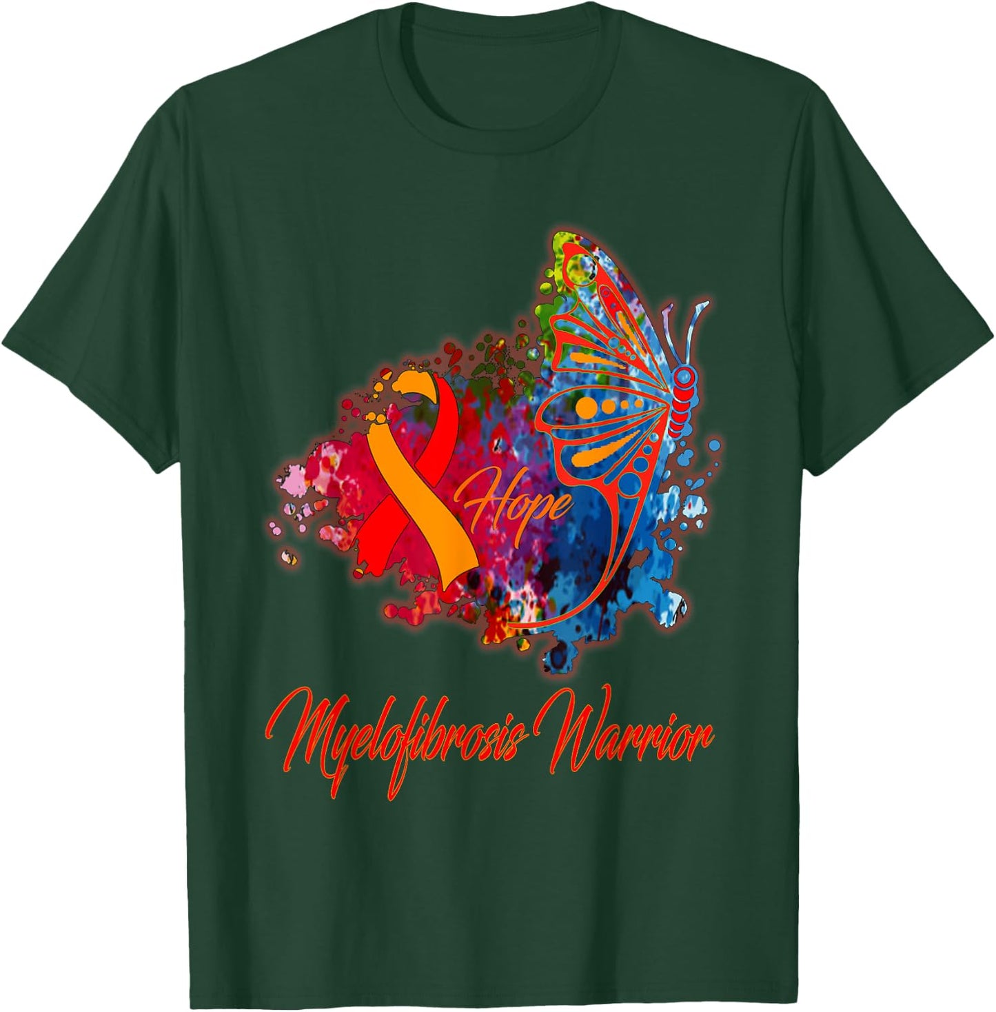 Myelofibrosis Awareness T-Shirt - T-Shirt | Forest