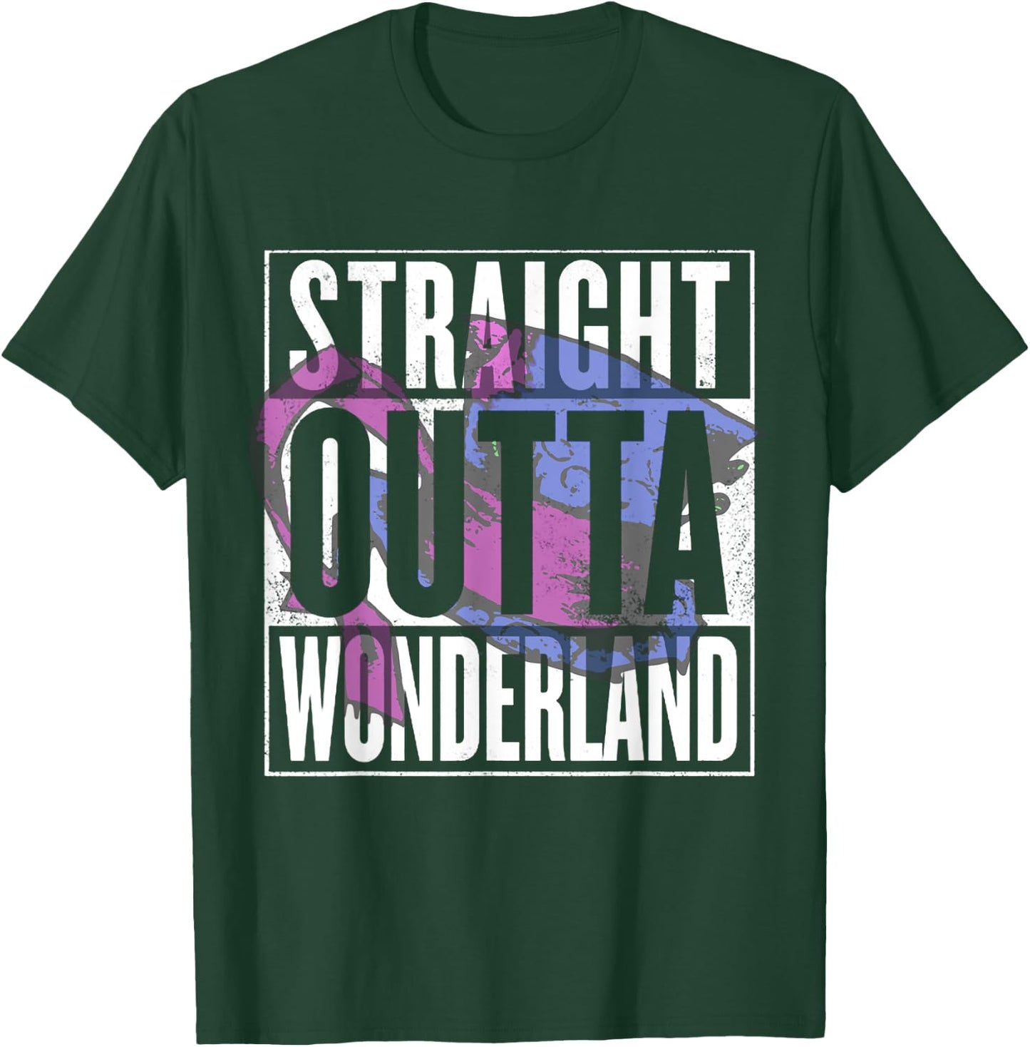 Straight Outta Wonderland Mad Hatter T-Shirt - T-Shirt | Forest