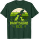 Daddysaurus Rex 2 Kids Sunset For Fathers Day Gift T-Shirt - T-Shirt | Forest