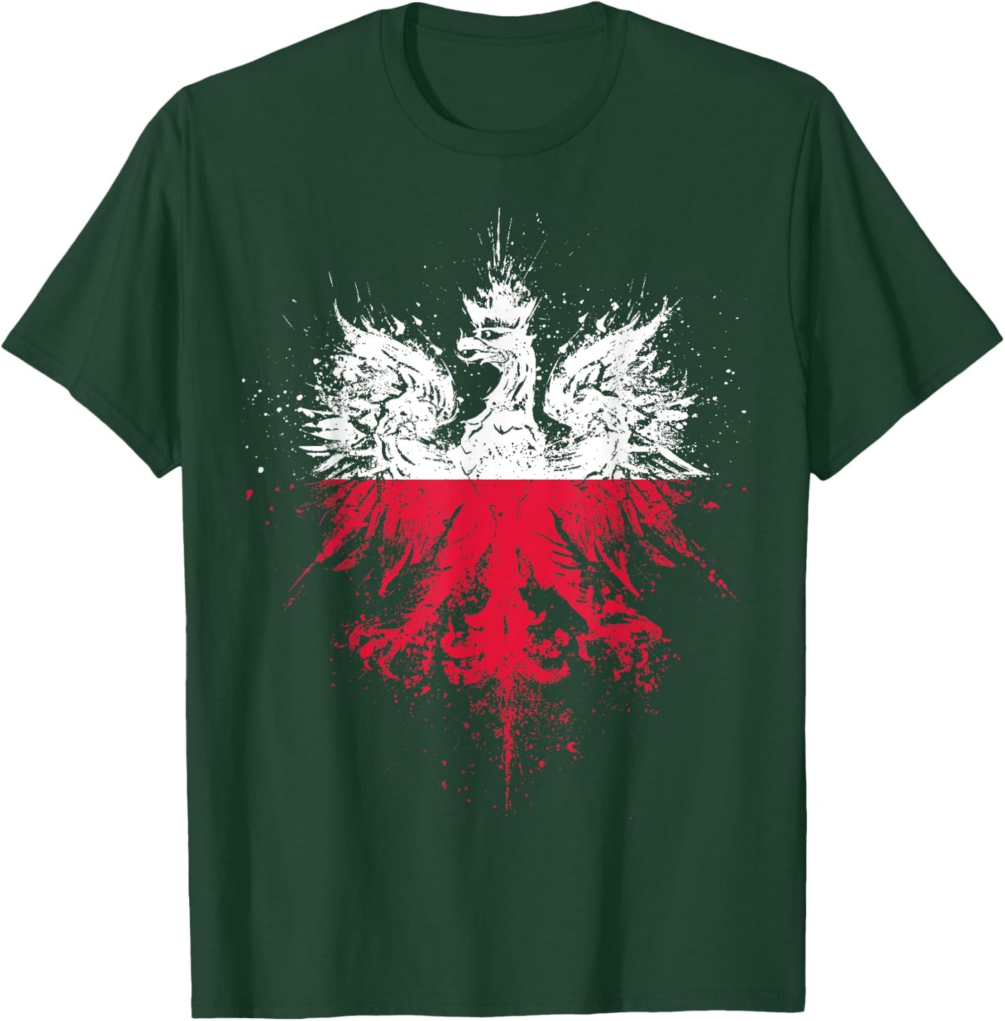 Polish Eagle | Polish Pride | Polish Flag | Polish T-Shirt - T-Shirt | Forest