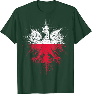 Polish Eagle | Polish Pride | Polish Flag | Polish T-Shirt - T-Shirt | Forest