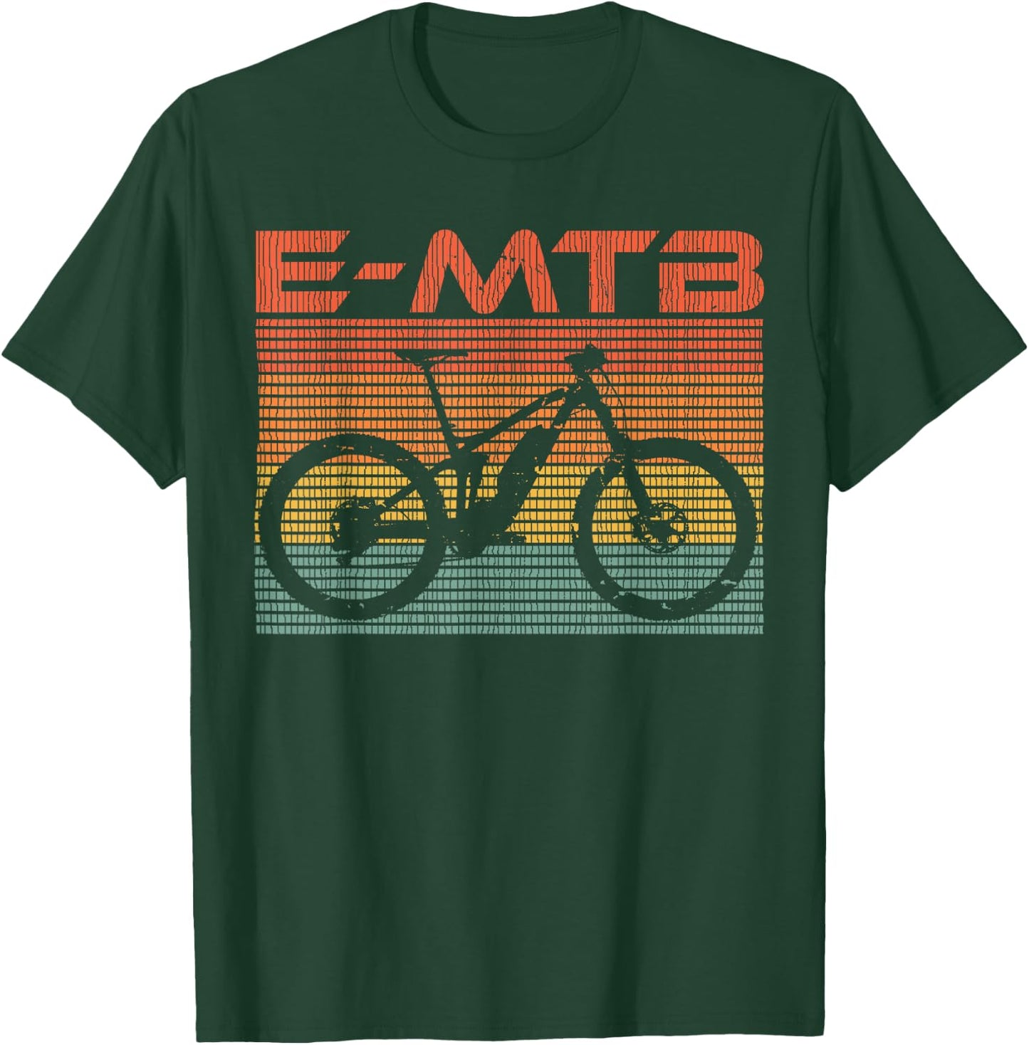 E-MTB eBike Pedelec E-Bike Mountainbike Present T-Shirt - T-Shirt | Forest