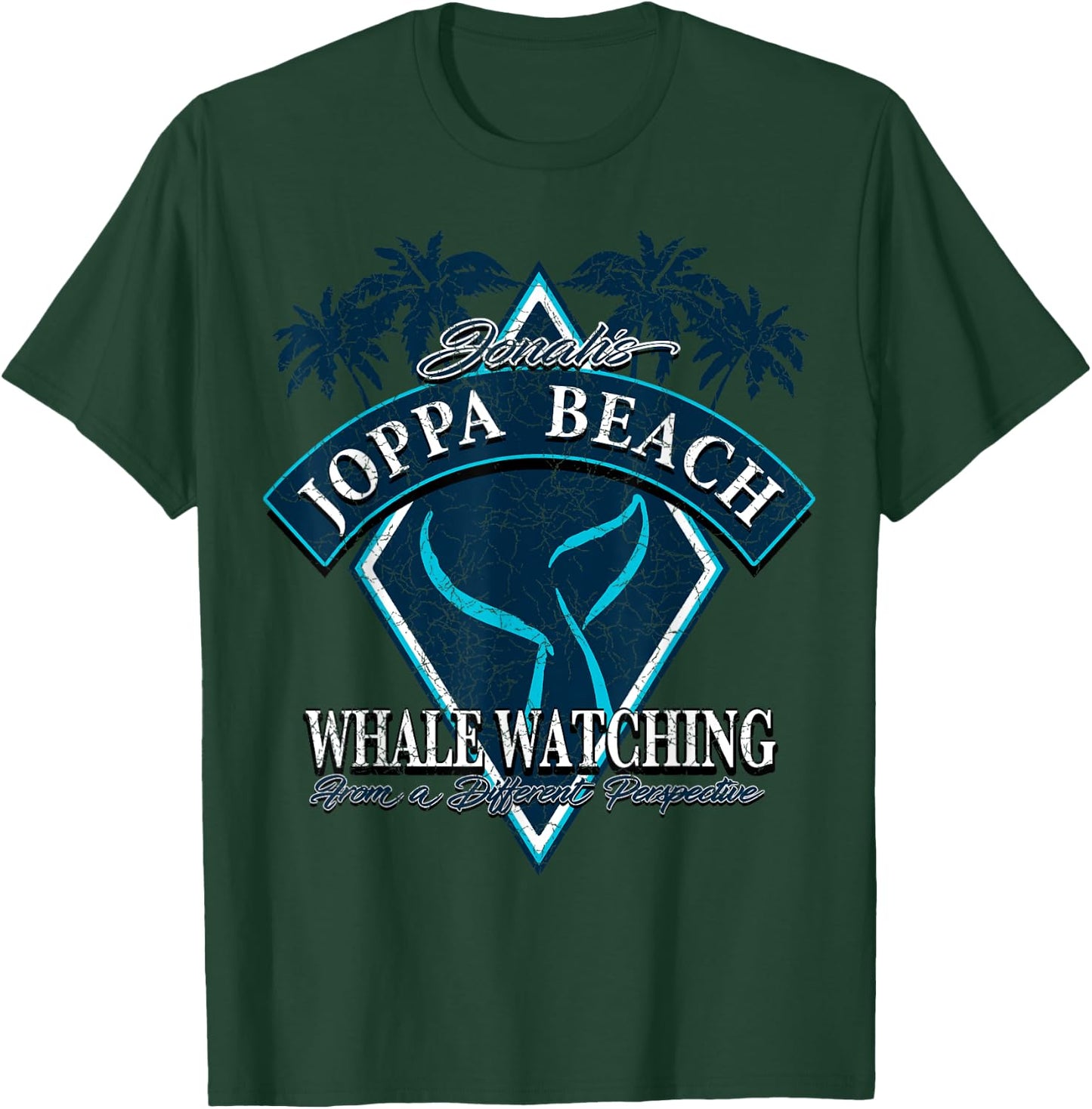 Jonahs Joppa Beach Whale Watching - The Book of Jonah Men Women T-Shirt - T-Shirt | Forest