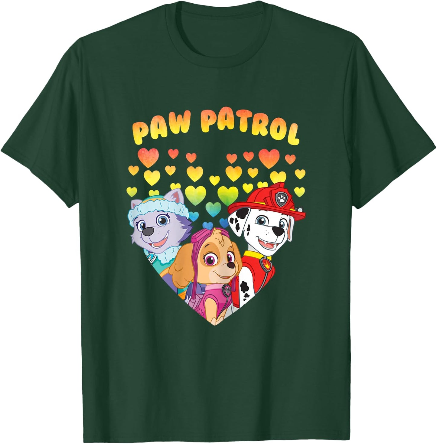 PAW Patrol Hearts Group T-Shirt - T-Shirt | Forest