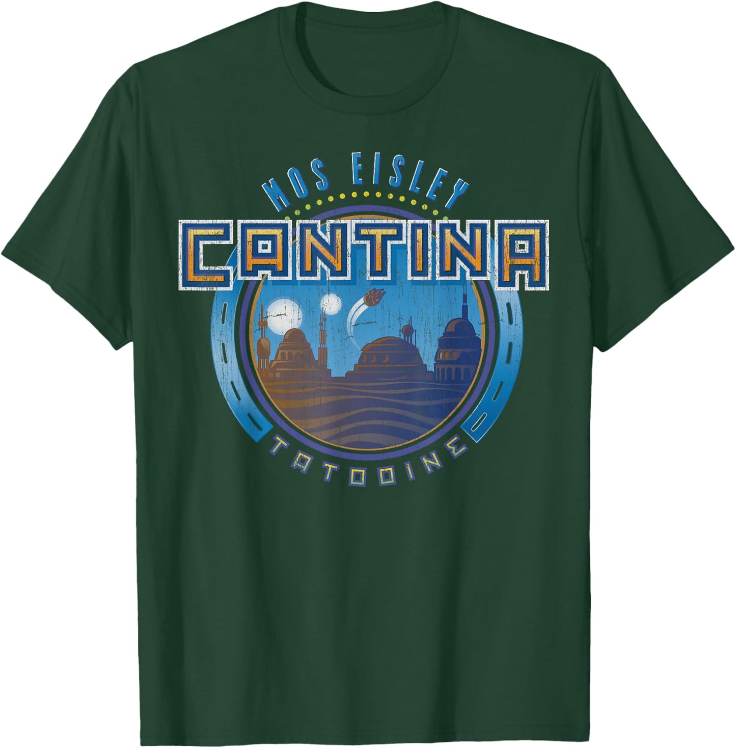 Star Wars Mos Eisley Cantina Badge T-Shirt - T-Shirt | Forest
