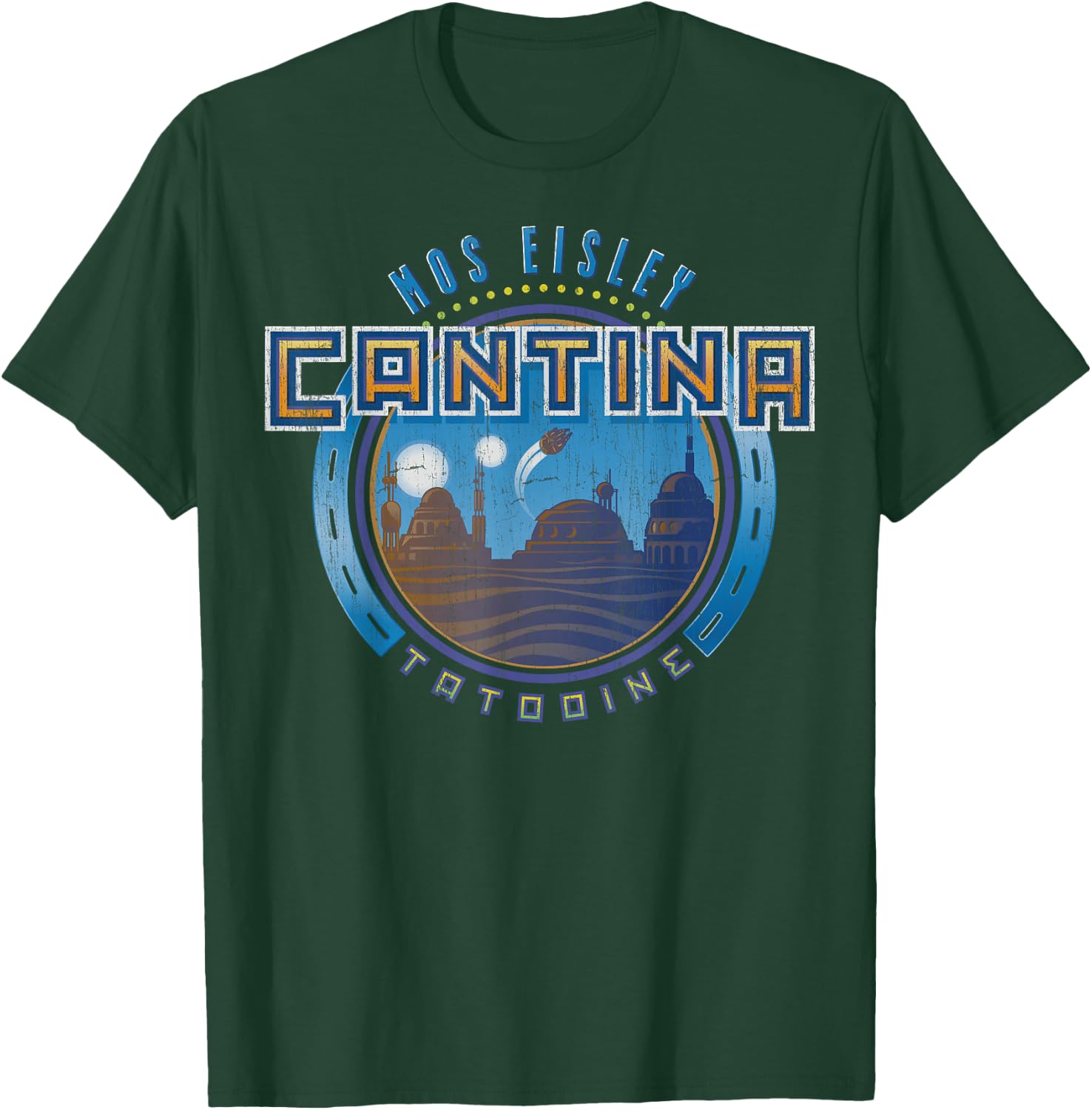 Star Wars Mos Eisley Cantina Badge T-Shirt - T-Shirt | Forest