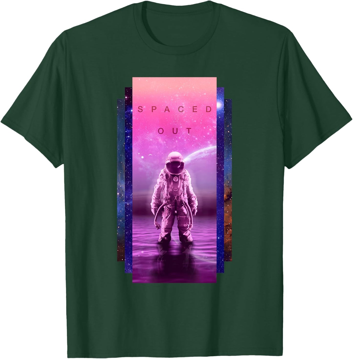 Astronaut Spaced Out Aesthetic Vaporwave - Galaxy Art T-Shirt - T-Shirt | Forest