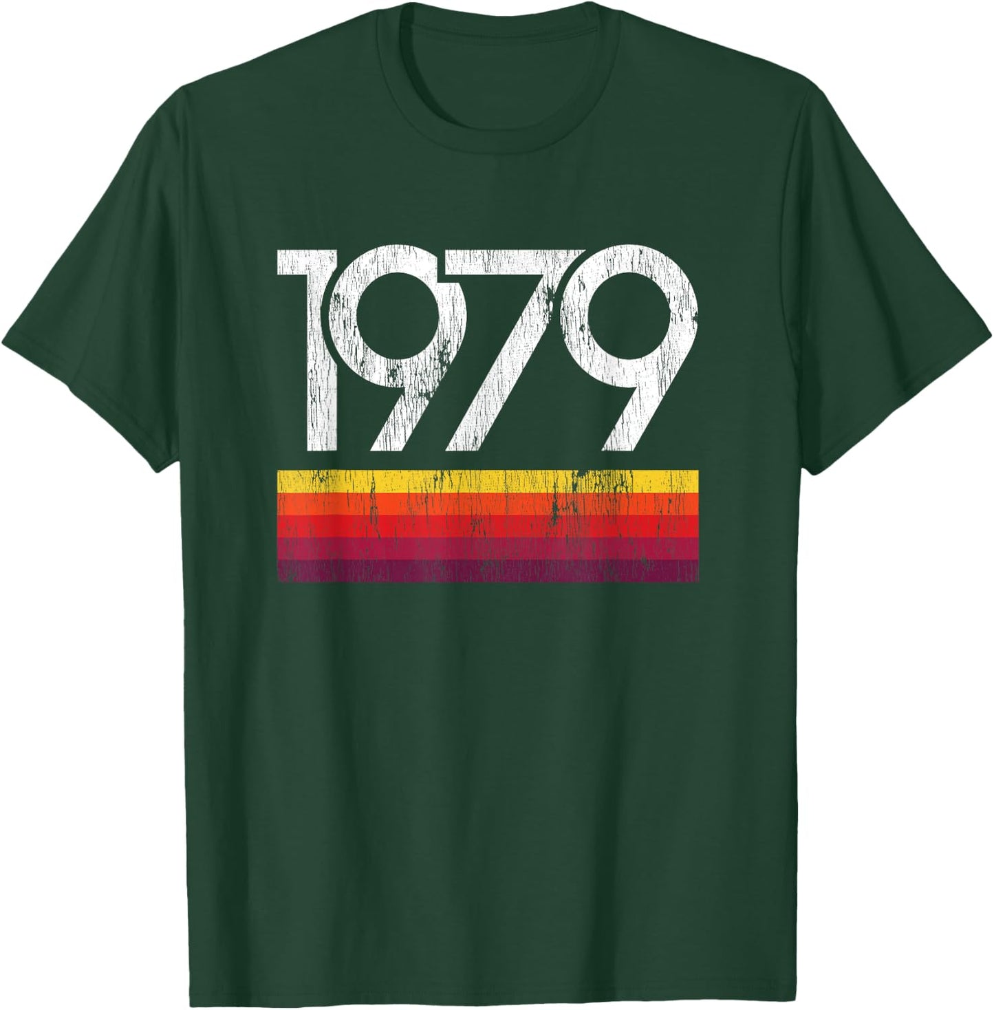 Retro Vintage 1979 Birthday T-Shirt - T-Shirt | Forest