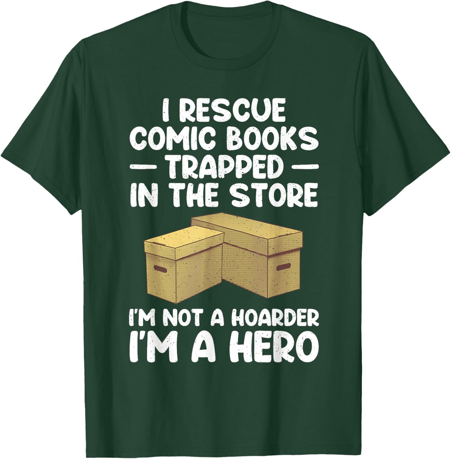 Cool Comic Book Design Women Comic Book Collector T-Shirt - T-Shirt | Forest