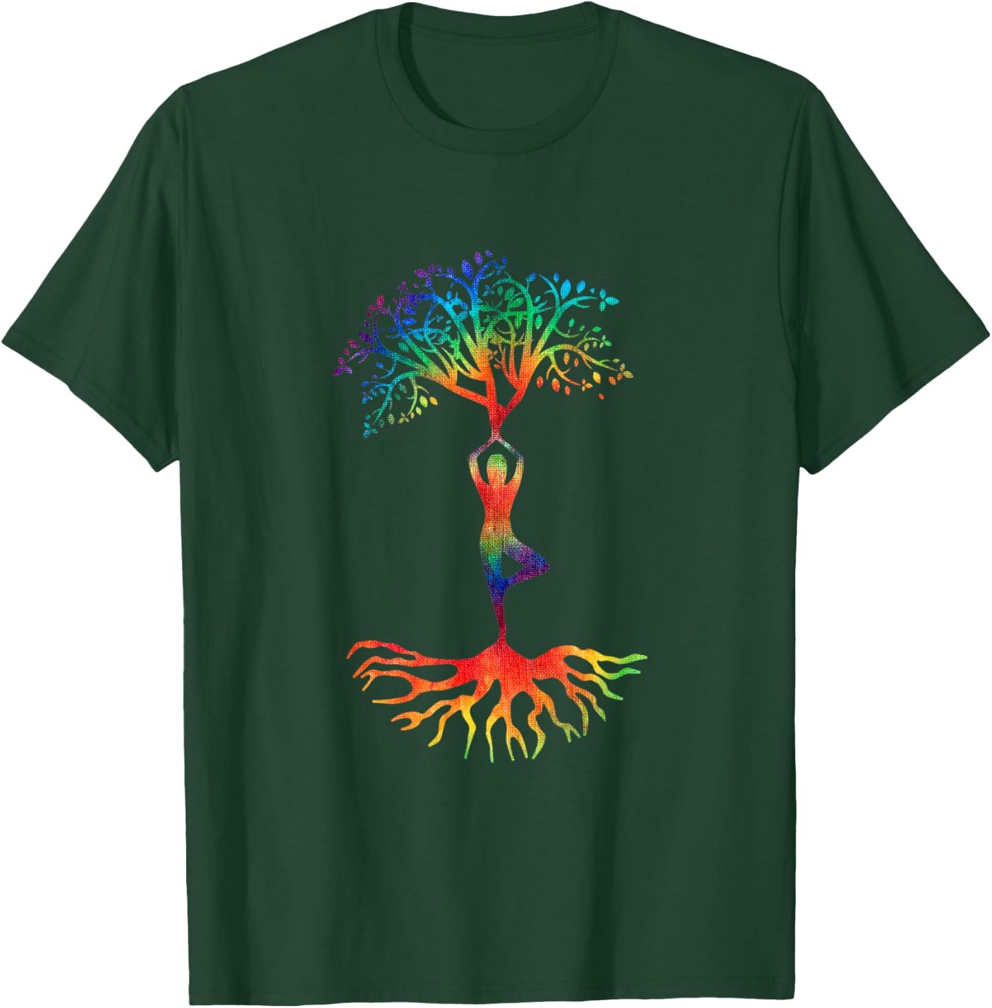 Tie Dye Gaia Mother Earth Tie Dyed Connection Unity T Shirt T-Shirt - T-Shirt | Forest