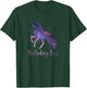 Unicorn Space Design Birthday Shirt Gift Stars T-Shirt - T-Shirt | Forest